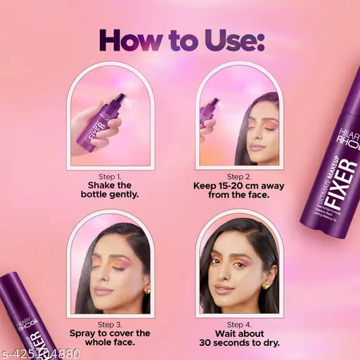 Lightweight Makeup Fixer for Hydration and Long-lasting Hold