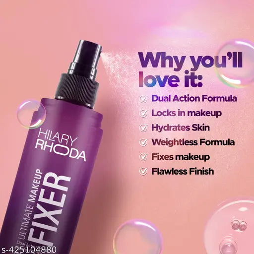 Hilary Rhoda Makeup Spray Being Used – Skin Hydrating Mist