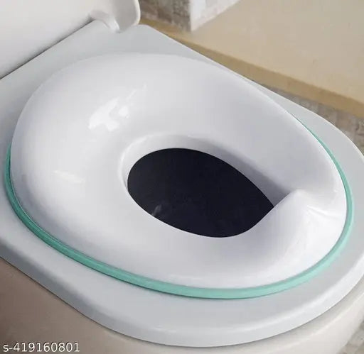 Portable Baby Potty Training Seat – Non-Slip with Splash Guard for Kids (0-5 Years) – Fits Round & Oval Toilets – Blue
